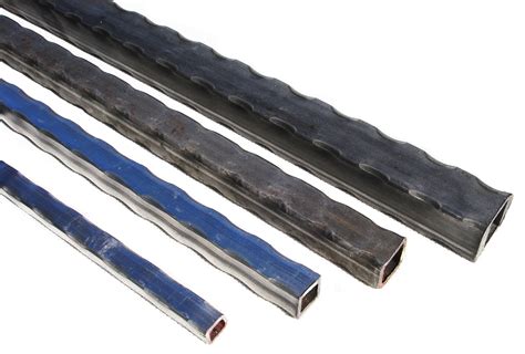 edge hammered steel tubing